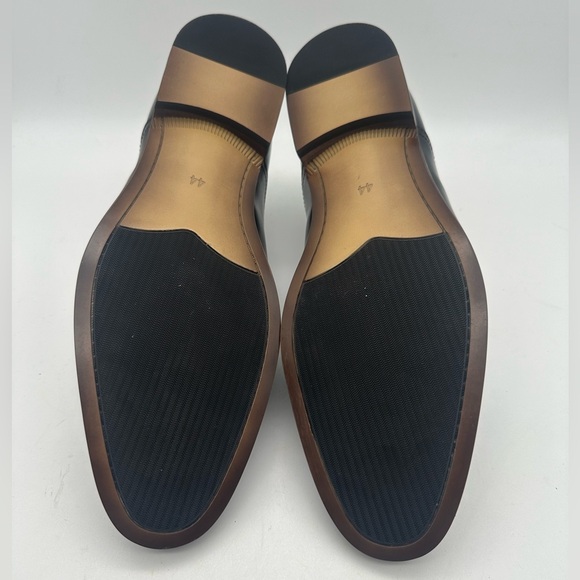 BRAND NEW Desai Classic Oxford Black Leather Dress Shoes, Mens EU 44, US 11 - Picture 7 of 8